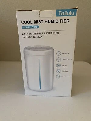 Tailulu DS9L 4.5L/1.2Gallon Ultrasonic Cool Mist Humidifier for 484ft² - Image 1 of 4