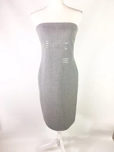 Cynthia Steffe Strapless Gray Dress Size 4 Made in USA - Picture 1 of 9