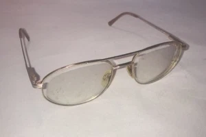 Marchon Superthin 2 Gold Eyeglasses Frames 55[] 18 140 - Picture 1 of 7