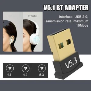`Wireless USB Bluetooth 5.3 Adapter Bluetooth 5.3 Transmitte Music ✧ - Afbeelding 1 van 13