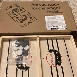 Fast Slingshot Puck Game, Wooden Board Game, For Kids And Family, Sling Puck Win - Picture 1 of 6