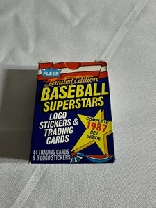 Superestrellas de béisbol Fleer 1987 edición limitada | Juego completo de 44 tarjetas sellado - Imagen 1 de 2