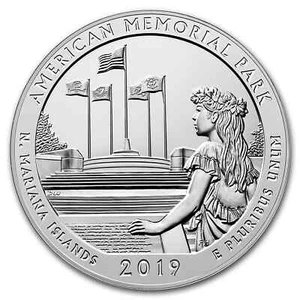 2019 5 oz Silver ATB American Memorial Park, MP - Picture 1 of 6
