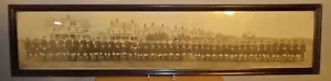 Foto d'epoca con cornice lunga da cortile 45" x 9" FORT H.G. WRIGHT New York, NY, 2a Co. - Foto 1 di 7