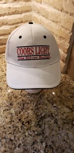 vintage White coors Light Silver Bullet il gioco tappo camionisti regolabile - Foto 1 di 6