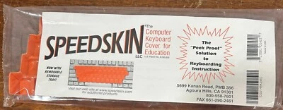 NUEVO Recubrimiento de teclado SpeedSkin Aprende a escribir PC Rápido ¡Envío GRATIS A EE. UU.! Foto 1 de 2