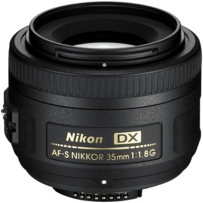 (Caja abierta) Lente Nikon Nikkor 35 mm F/1,8G AF-S DX F-Mount #2 Foto 1 de 3