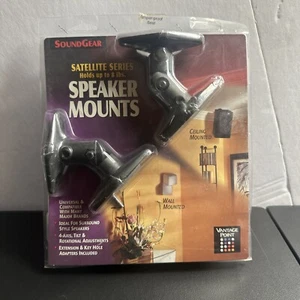 Sound Gear Satellite Series Speaker Mounts (2 pack) Holds up to 8 lbs NIB - Picture 1 of 3