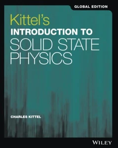 Kittel′s Introduction to Solid State Physics 8e by Charles Kittel Global Edition - Imagen 1 de 1