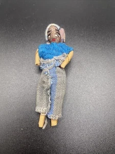 Vintage Worry Doll Charm Guardian Hand Crafted African Woman - Picture 1 of 4
