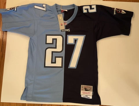 TENNESSEE TITANS  EDDIE GEORGE  #27 MITCHEL& NESS 1999 BLUE JERSEY  M NWT Cover