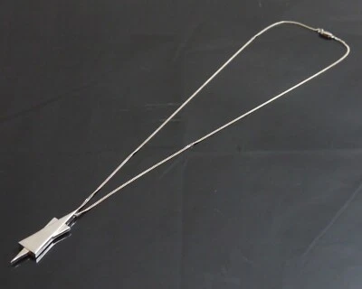 Autentica collana Gucci stella argento sterling #3532 - Immagine 1 di 4