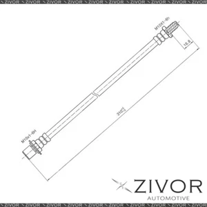 New PROTEX Hydraulic Hose - Front For TOYOTA CORONA RT81R 4D Sdn RWD 1970 - 1974 - Picture 1 of 1