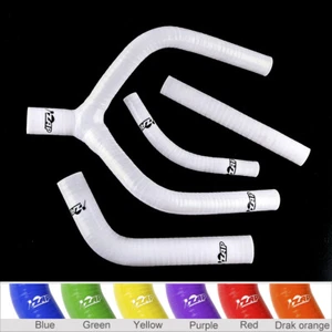 ZAP White For YAMAHA YZ 125 1993 1994 1995 Silicone Radiator Hose Coolant Pipe - Picture 1 of 12
