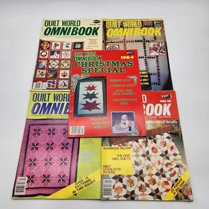 Quilt World Omni Book 1984 Lot of 5 Christmas Winter Fall Summer Spring Uncut  - Picture 1 of 18