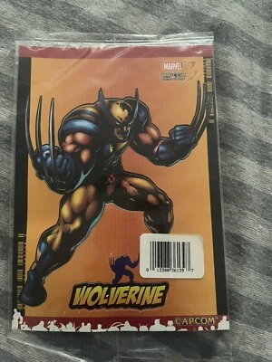 MARVEL vs CAPCOM 3 Promotional Stickers RYU WOLVERINE Move List Sheets PROMO NEW - Image 1 of 2