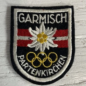 Garmisch Partenkirchen Olympic Flower 2.5” Shield Patch GnuFashion - Picture 1 of 5