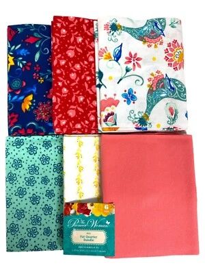 Paquete de tela Pioneer Woman Fat Quarter (elige) 6 piezas 21"x18" Foto 1 de 4