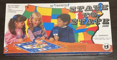 The Magnetic State to State Vintage Learning Game 1988 New Sealed Unopened USA - Image 1 of 3