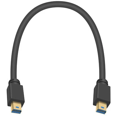 Mini DisplayPort Male to Mini Display Port DP Male 8K Converter Adapter Cable - Image 1 of 4