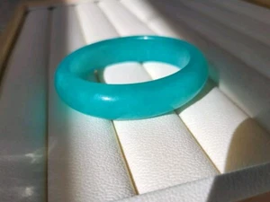 Natural Amazonite Green Gemstone Bangle Inner Diameter 56mm Crystal - Picture 1 of 12