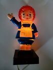 Vintage Blow Mold Raggedy Anne Character Lamps By Bobbs Merrill Co. WORKS