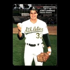 Jose Canseco 1989 Mother's Cookies Oakland Athletics #33 R314C 51