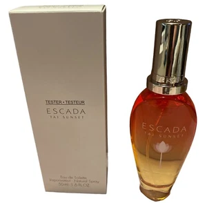 Escada TAJ SUNSET Women Eau De Toilette 1.6 Oz.-50ml RARE Tester-100% Authentic - Picture 1 of 8