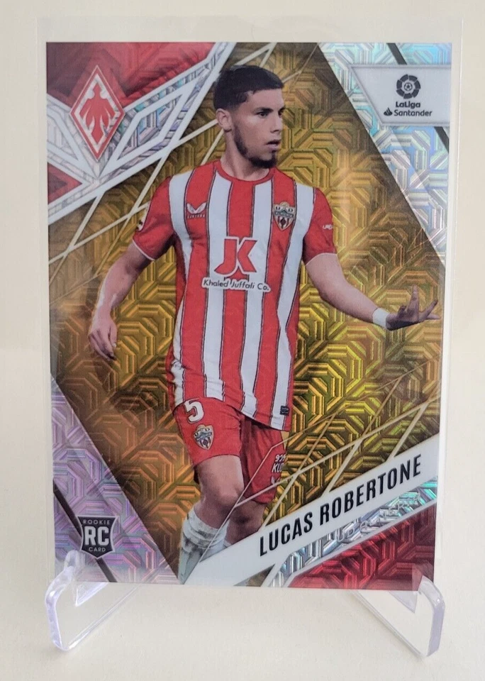 2022-23 PANINI CHRONICLES LUCAS ROBERTONE RC PHOENIX GOLD MOJO #256 Ser #07/10 - Image 1 of 2