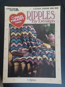 Crochet Pattern - Spring Ripples By Design PATTERN Leaflet Leisure Arts - Picture 1 of 6