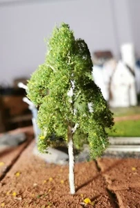 eine Birke 10 cm, 100 mm hoch in Premium Qualität, Handarbeit - Picture 1 of 10