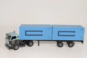 B19 1:50 TEKNO VOLVO F88 F89 TRUCK WITH TRAILER VITESSE ROTTERDAM CONTAINER - Picture 1 of 13