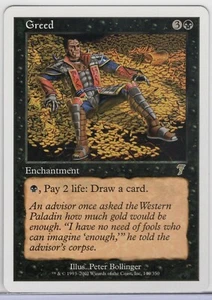 1x Greed - MTG Core Set 7th Edition - Near Mint - Bild 1 von 1