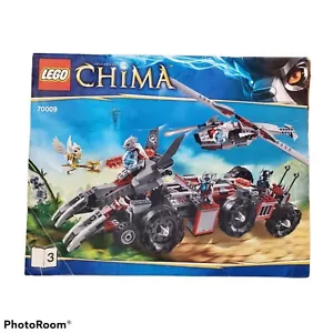 LEGO 70009 Manual de Instrucciones #3 SOLAMENTE - Guarida de Combate Chima Worriz - Envío Gratuito - Imagen 1 de 3