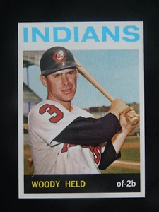 1964 Topps  Baseball Card #105 Woddy Held (NM+) - Picture 1 of 2