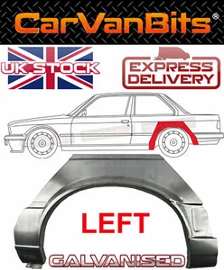PARA BMW 3 E30 87-94 2 PUERTAS CUPÉ ARCO DE RUEDA TRASERA CUERPO DE REPARACIÓN ÓXIDO PANEL ALA LEF - Imagen 1 de 8