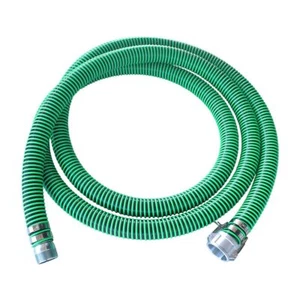 2" Green EPDM Suction Hose Assembly, Female Camlock x Male NPT KC Nipple, 50 ... - Picture 1 of 1