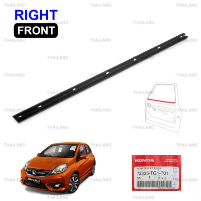 Fits Honda Brio 5 Dr Hatchback 2011 - 18 Front Rh Inner Weatherstrip Door Belt - Image 1 of 4