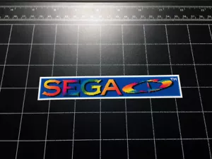 Sega CD Carga Pantalla Sprite/Pixel Videojuego Logo Calcomanía Pegatina Retro - Imagen 1 de 1