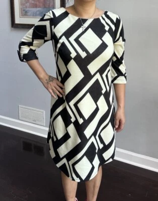 vestido luxology blanco y negro talla 8 Foto 1 de 4