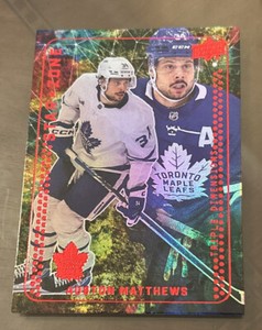 2023-24 Upper Deck Series 1 STAR ZONE Red Parallel Auston Matthews SZ-15