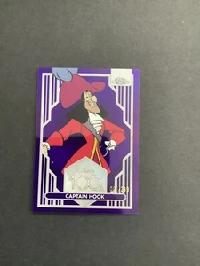 2023 Topps Chrome Disney 100 Captain Hook #11 Purple Refractor /299 - Picture 1 of 4