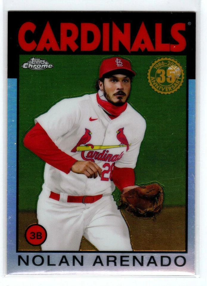 2021 Topps Chrome '86 Topps #86BC5 Nolan Arenado (ref 187200) - Image 1 of 1