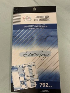 The Happy Planner Accessory Book, Big Dreams 792 Pcs Notebook and Sticky Notes - Picture 1 of 4