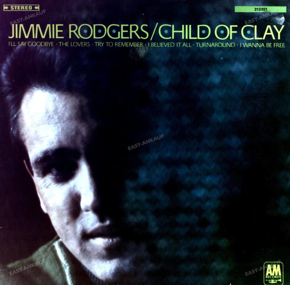 Jimmie Rodgers - Child Of Clay LP (VG) .* - Image 1 of 1