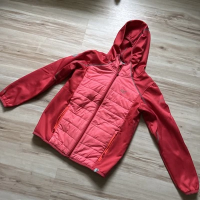 Regatta Softshelljacke Gr. 152 Orange mit Kapuze Guter Zustand Top - Bild 1 von 4