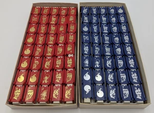 Stratego 80 Replacement Pieces 40 Red & 40 Blue 1961 MB - Picture 1 of 4