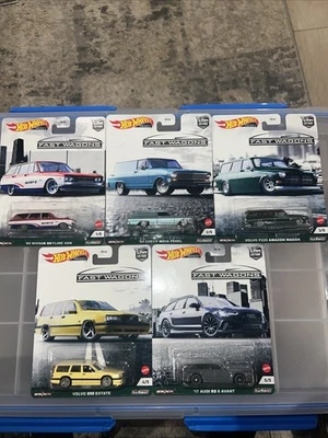 Juego completo de 5 vagones rápidos Hot Wheels Car Culture FPY86 Foto 1 de 4