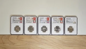 2020 W NGC Certified MS64 5 Quarter set #2 - Picture 1 of 2
