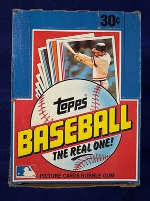 1972 1975 1982 2011 2012 2017 2018 2025 Topps béisbol cajas de cera vacías sin tarjetas Foto 1 de 4